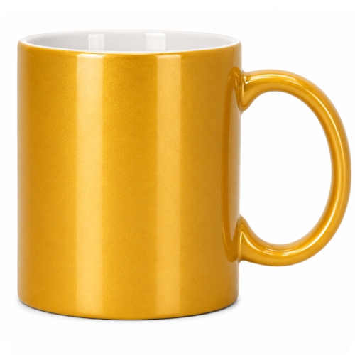 taza personalizada metalizada oro con foto Zaragoza