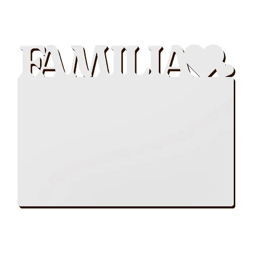 Fotopanel de madera FAMILIA personalizado con foto en Zaragoza